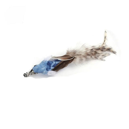 Handfree Bird/Feather Cat Wand with Bell