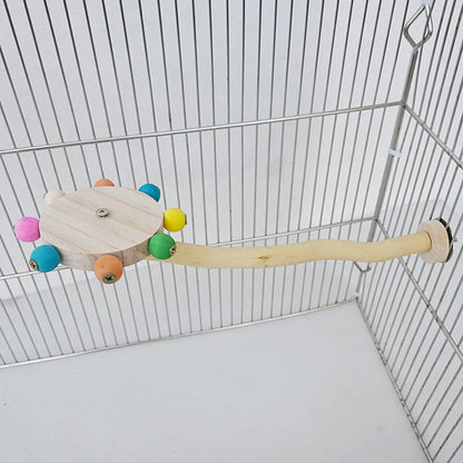 Funny Perch Toy with Rotating Balls