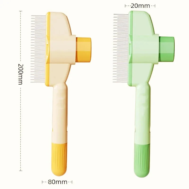 Dog Comb Pet Hair Remover One Button