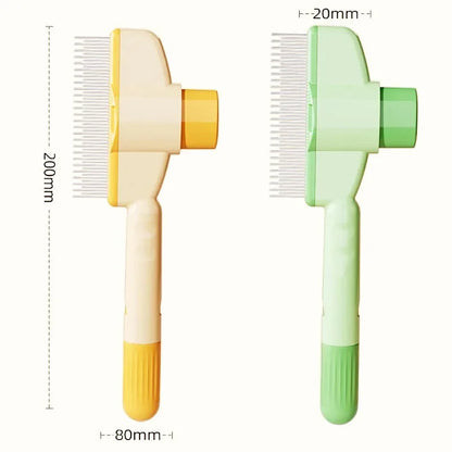 Dog Comb Pet Hair Remover One Button