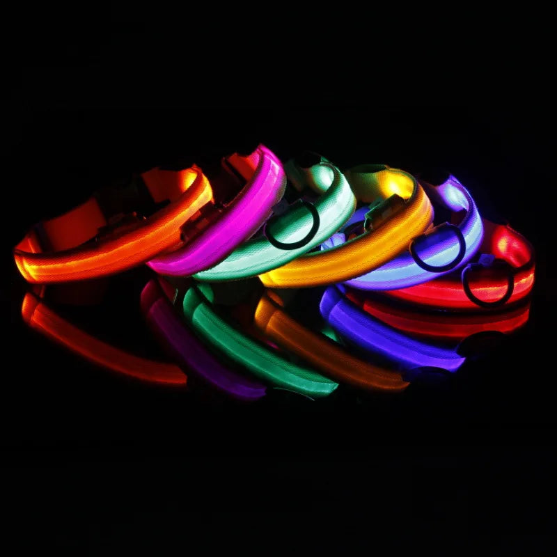 Led Dog Collar Light Anti-lost Collar