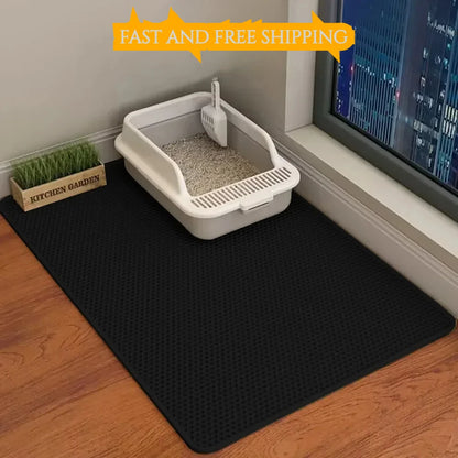 Large Cat Litter Mat Double Layer