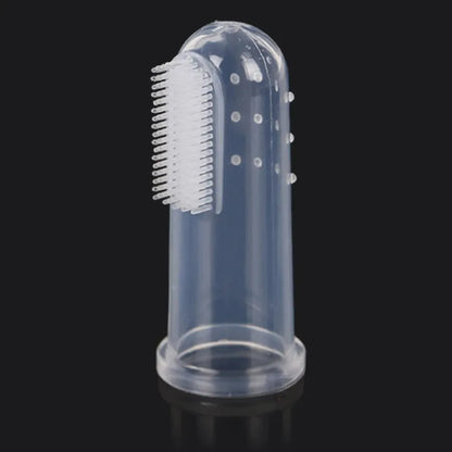 Silicone Fingertips Toothbrushes Cat Dog