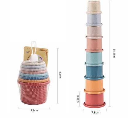Stacking Cups Toy For Rabbits