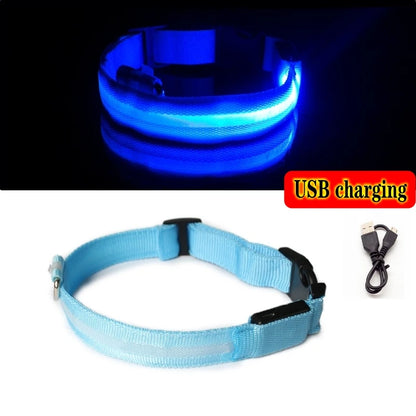Led Dog Collar Light Anti-lost Collar