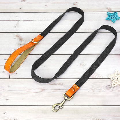 Nylon Custom Dog Puppy Collar Leash Set