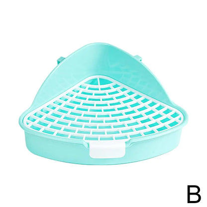 Rabbit Litter Tray Toilet Animal Potty Trainer