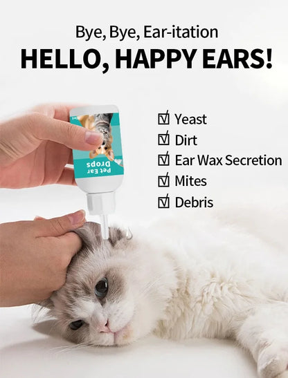 Pet ear wash Cats and dogs ear water cleaning