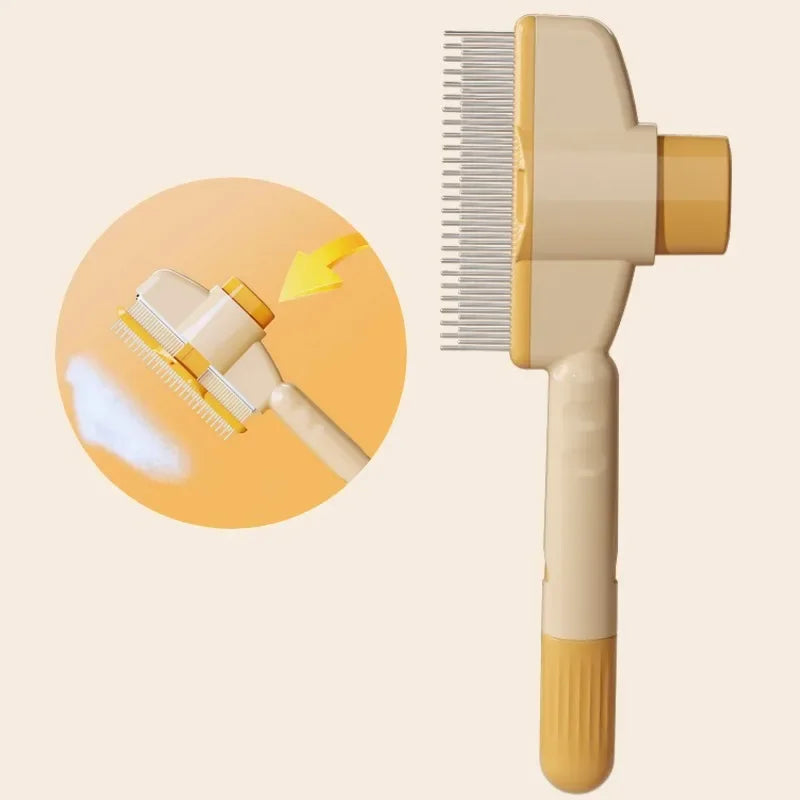 Dog Comb Pet Hair Remover One Button