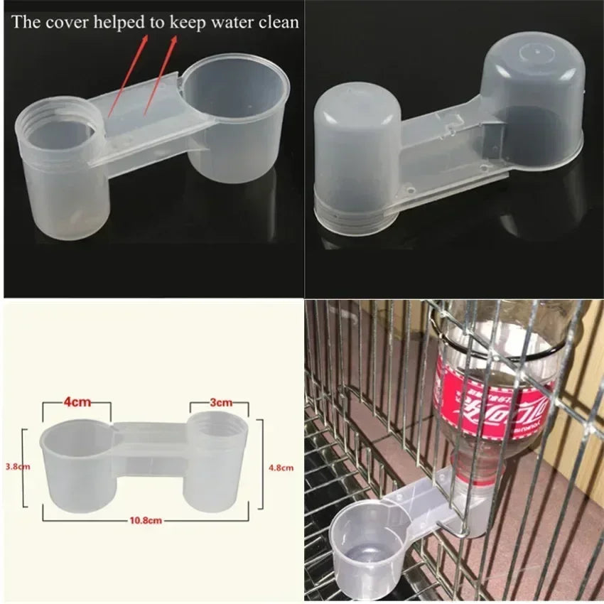 Plastic Pet Bird Drinker Feeder