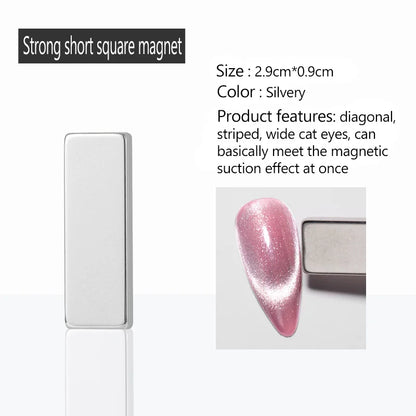 Cat Eye Nail Magnet Strong Magnetic Square