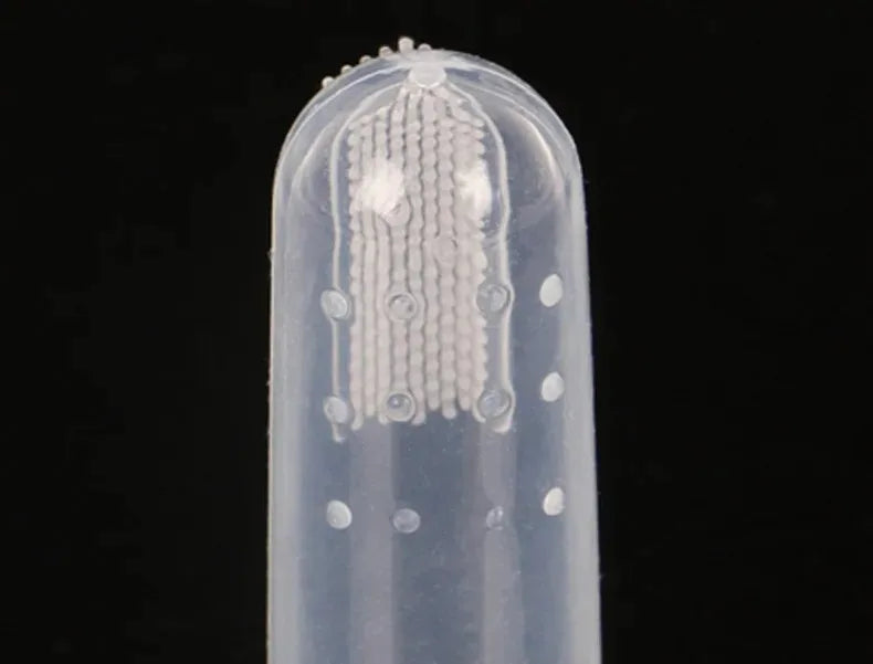 Silicone Fingertips Toothbrushes Cat Dog