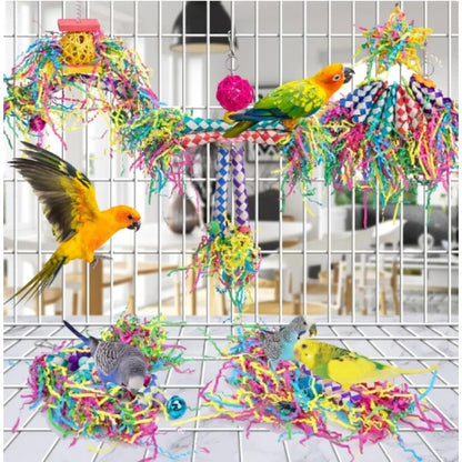 1PC Parrot Toy Biting Toy