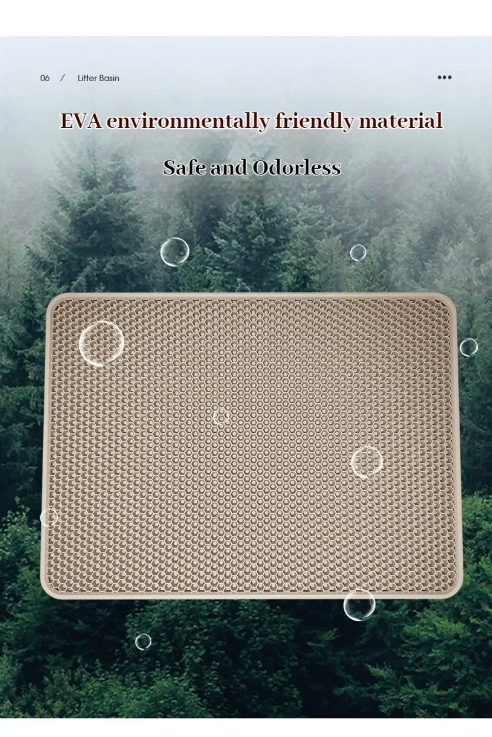 Large Cat Litter Mat Double Layer