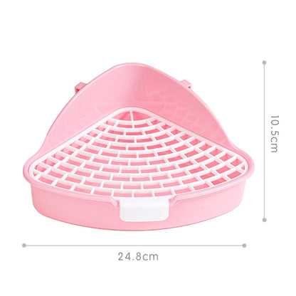 Rabbit Litter Tray Toilet Animal Potty Trainer