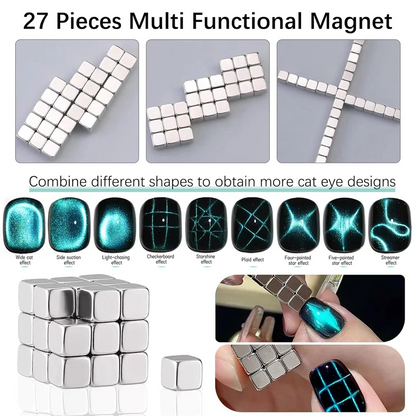 Cat Eye Nail Magnet Strong Magnetic Square