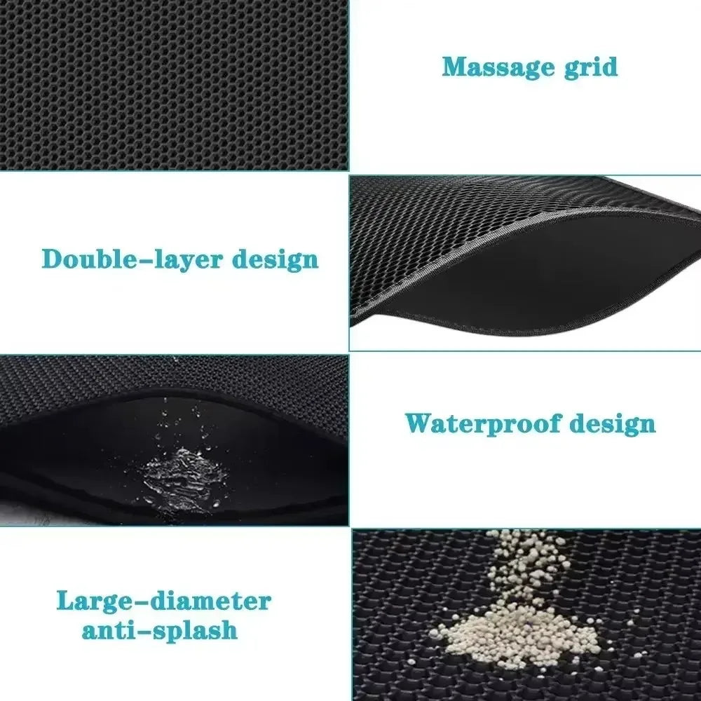 Large Cat Litter Mat Double Layer