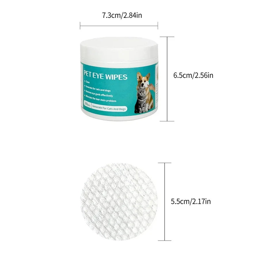 Pet Cleaning Products Eye Wipes