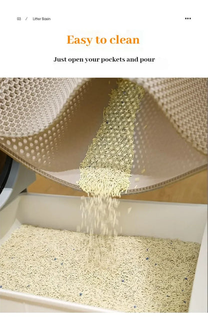Large Cat Litter Mat Double Layer