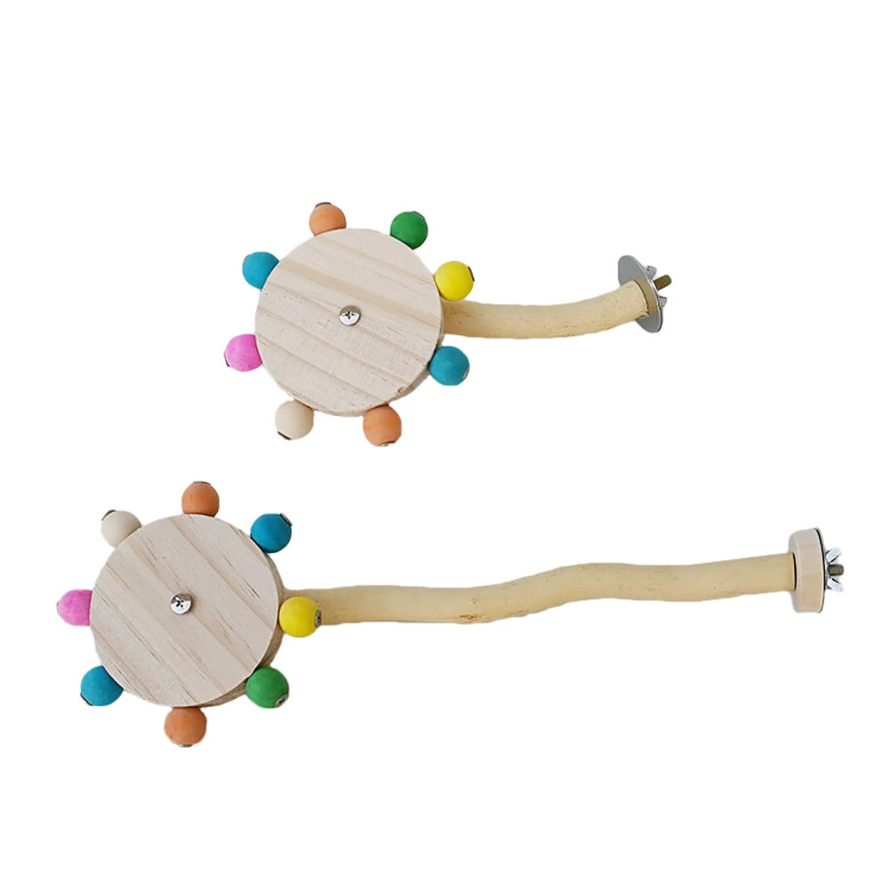 Funny Perch Toy with Rotating Balls