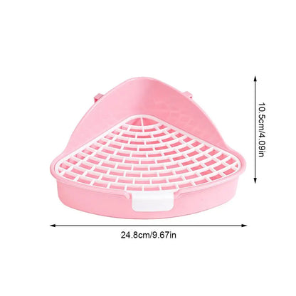 Rabbit Litter Tray Toilet Animal Potty Trainer