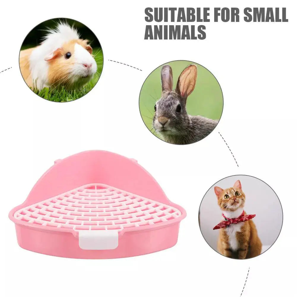 Rabbit Litter Tray Toilet Animal Potty Trainer